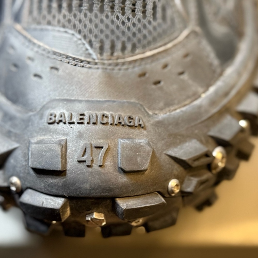 BALENCIAGA Men's Bouncer Screw Sneakers with Piercings Size 47/14 - Picture 6 of 14